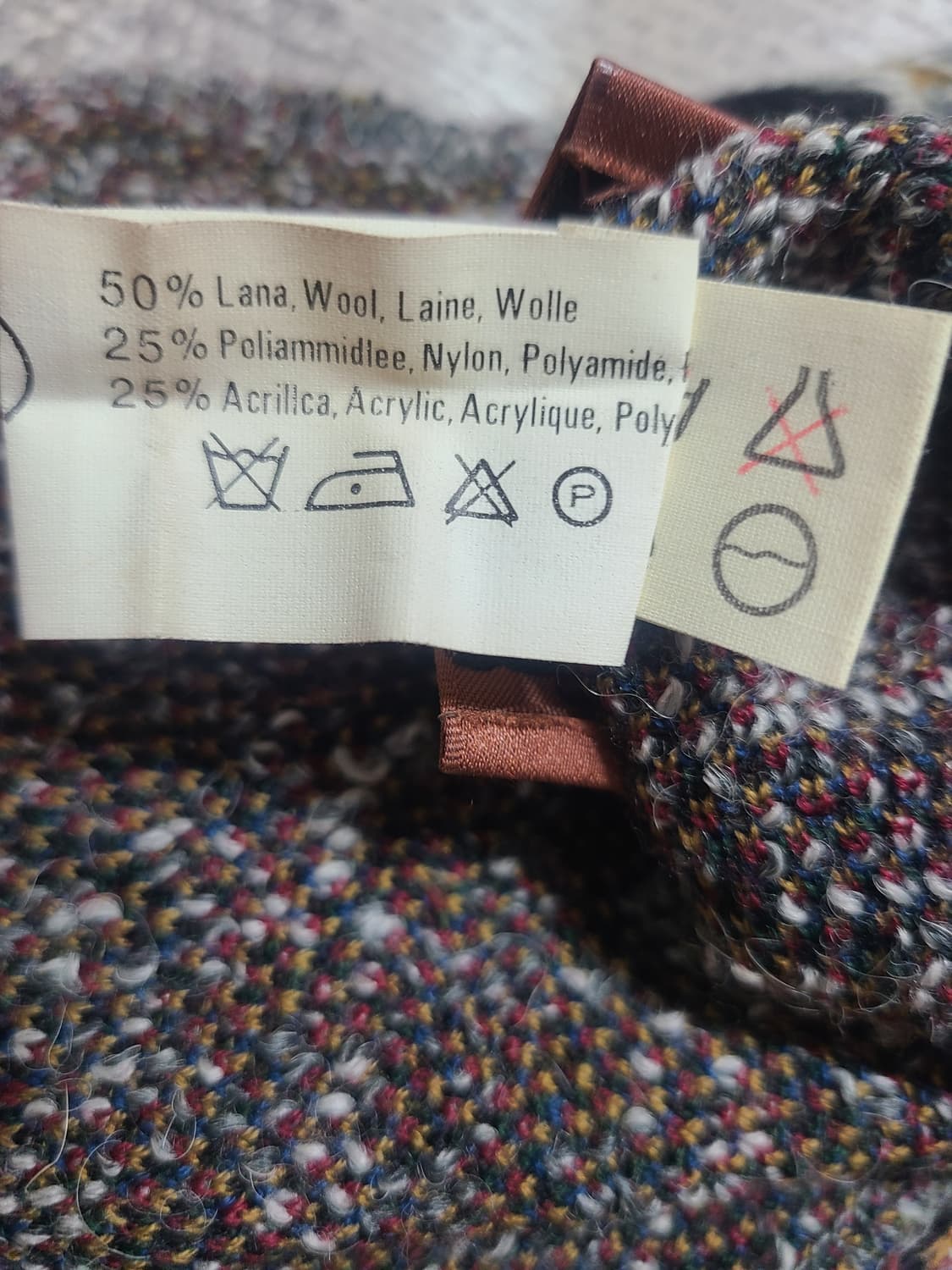 미쏘니 스포츠 패턴 니트 머플러 상품이미지6