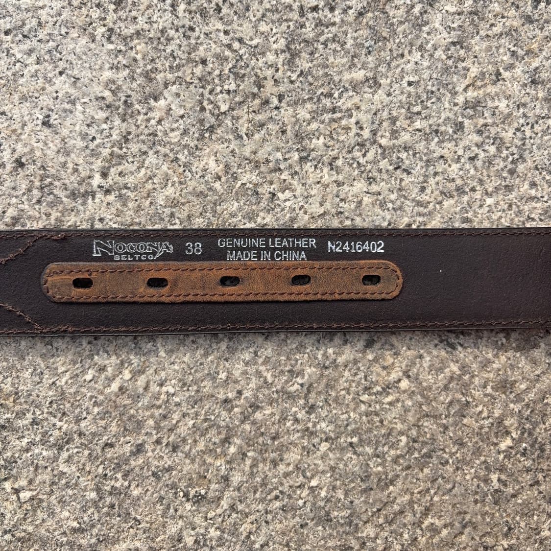 노코나 Nocona 스터디드 웨스턴 레더 벨트 상품이미지7