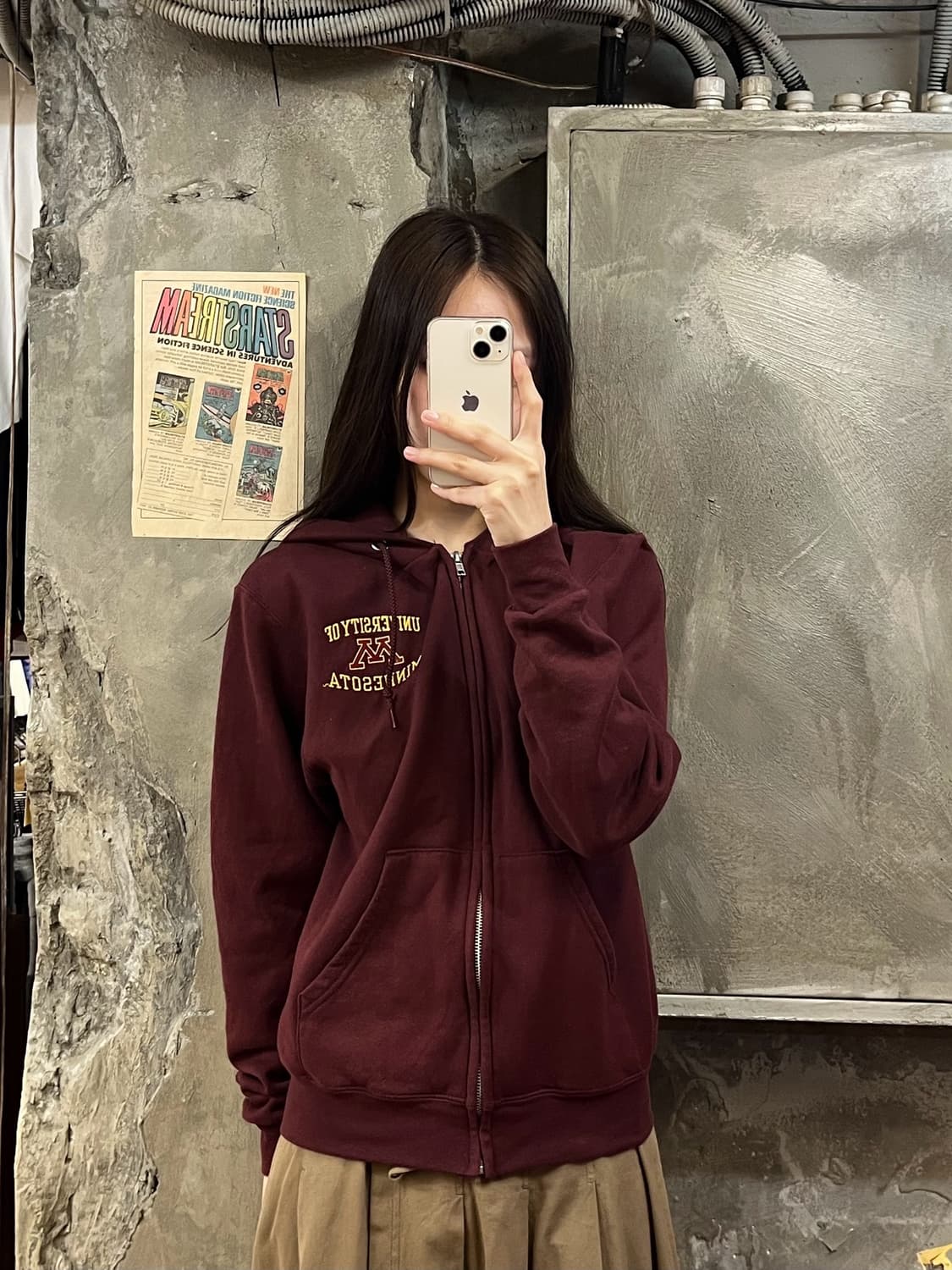 챔피온 후드집업 버건디 XS #csz482 상품이미지2