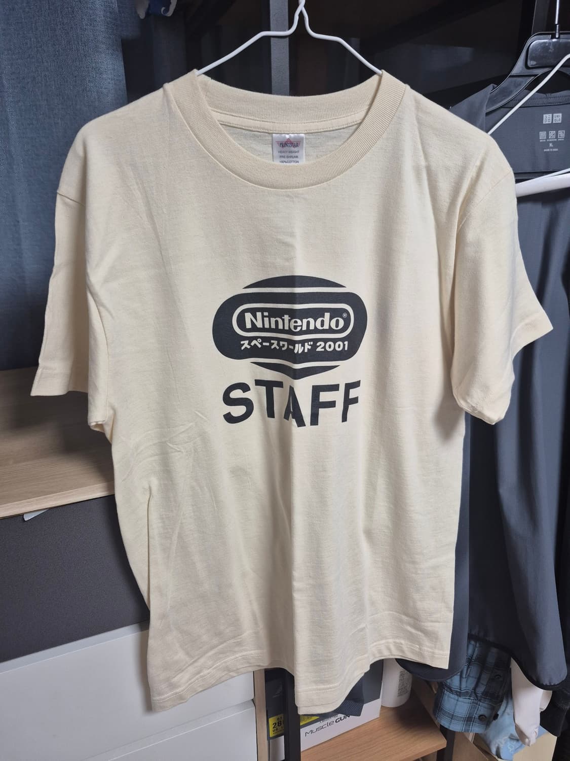 [M] 2001 닌텐도 스페이스월드 공식 STAFF 티셔츠 상품이미지1