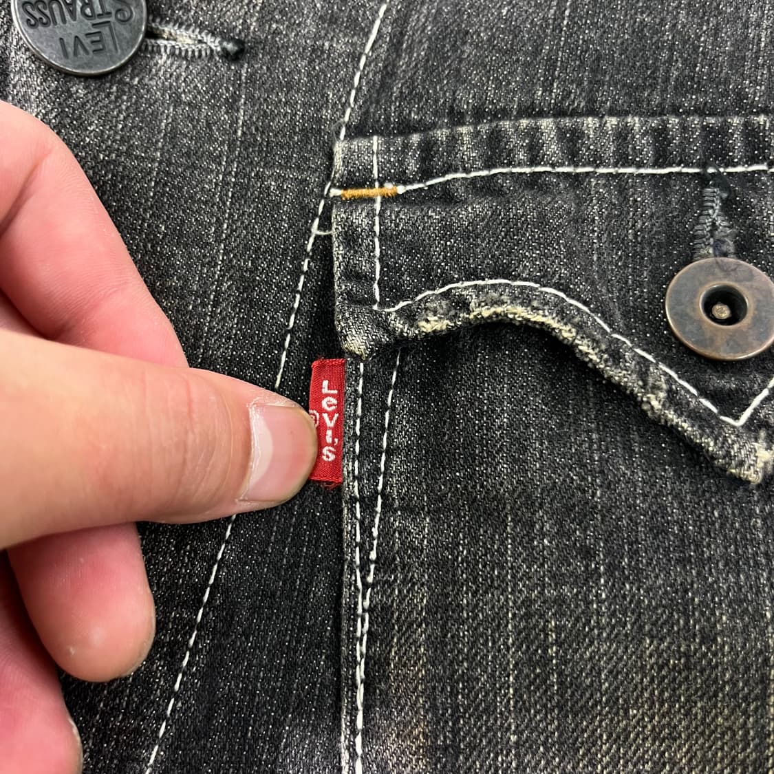 W100 리바이스 레드탭 웨스턴 데님 자켓 상품이미지4