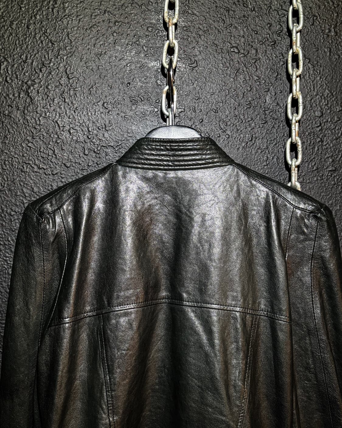 Power Shoulder Leather Jacket 상품이미지9