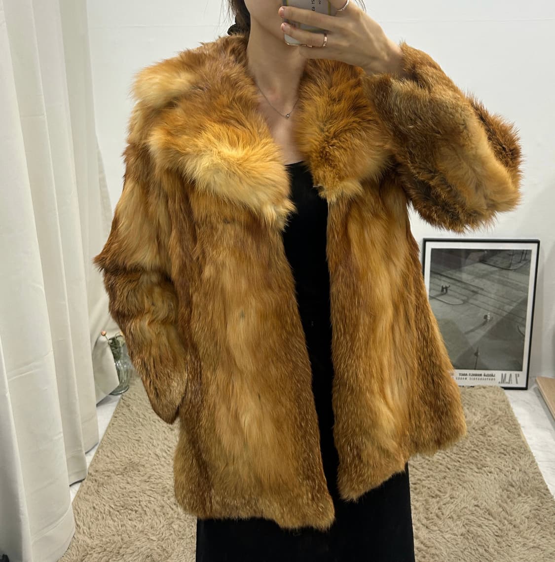 Fox fur jacket 상품이미지1
