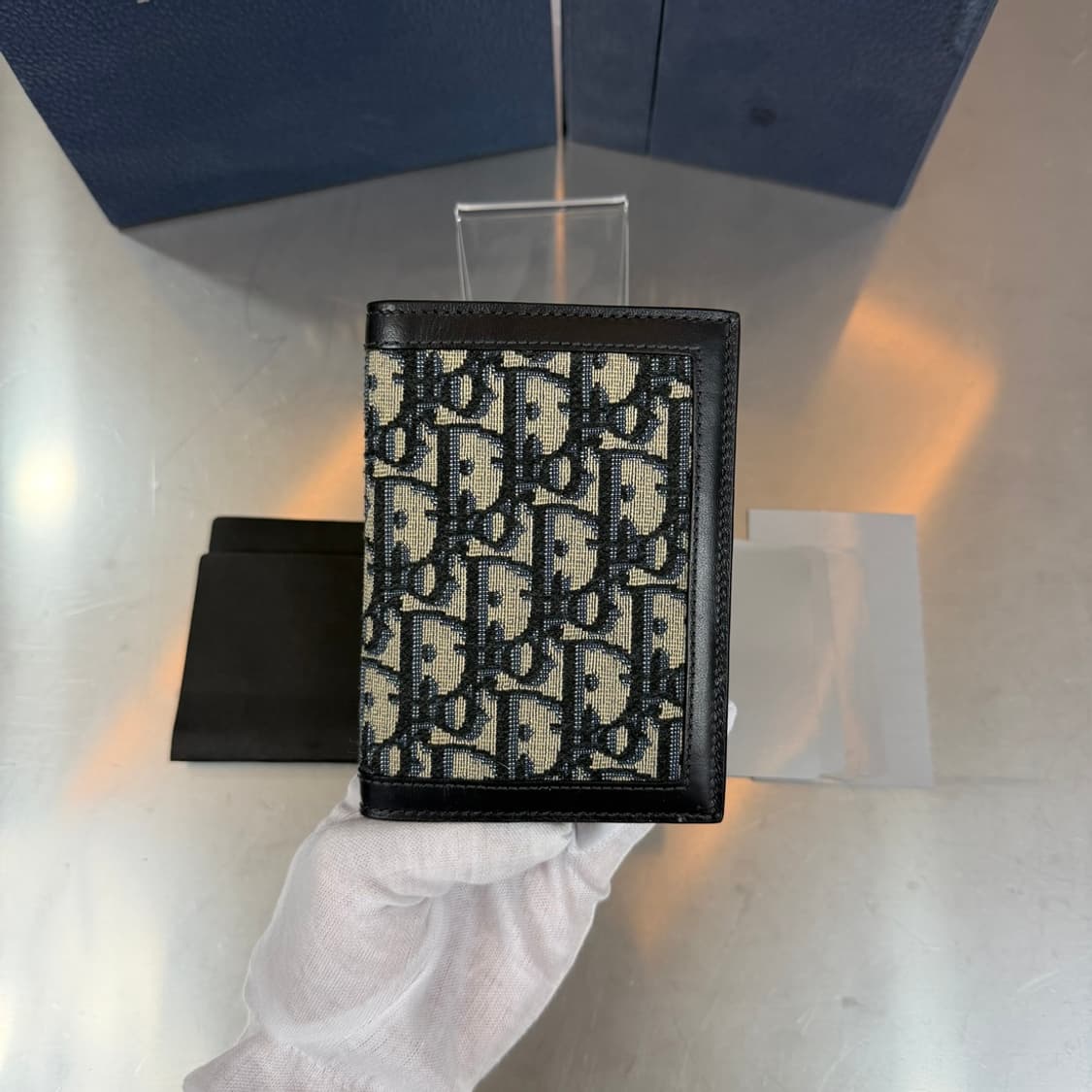 [리오브] 디올 오블리크 자카드 트래블 키트 여권 중지갑 상품이미지2
