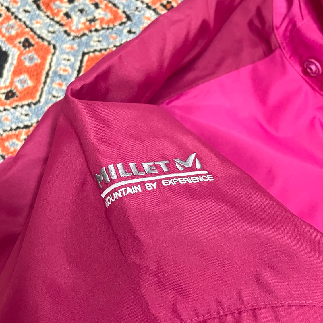밀레 핑크 바람막이 자켓 여성105 상품이미지4