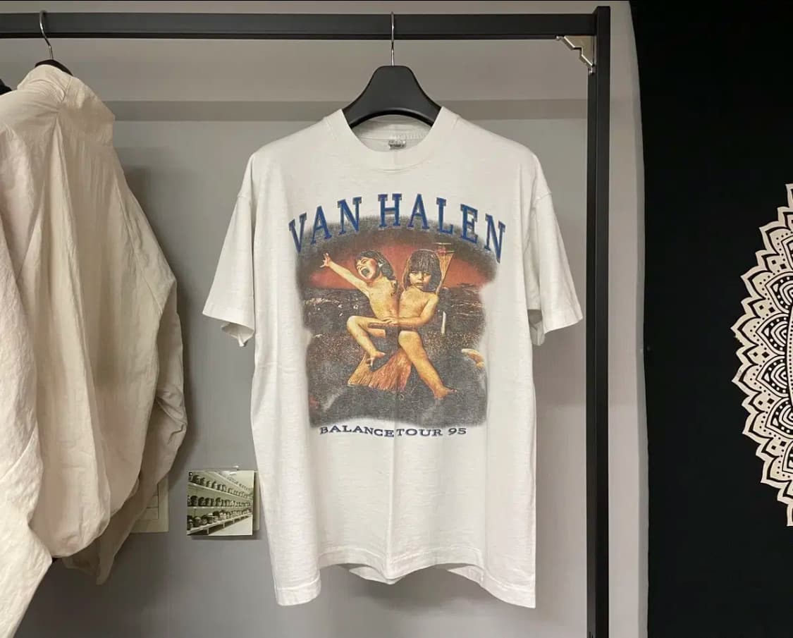 반헤일런 90s 밴드티 상품이미지1