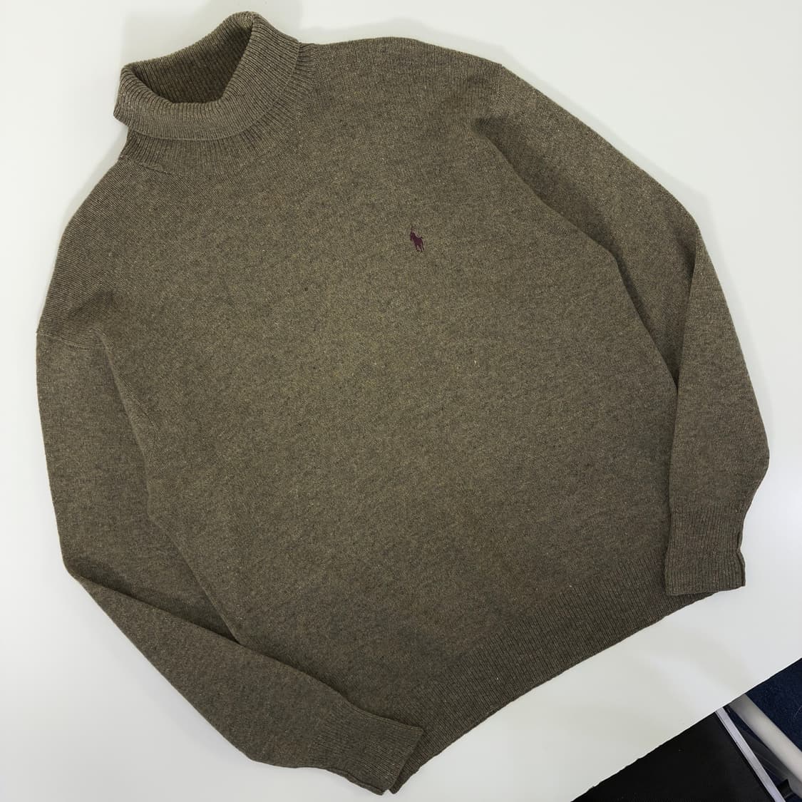 Polo  폴로 랄프로렌 자수 램스울 터틀넥 니트 상품이미지2