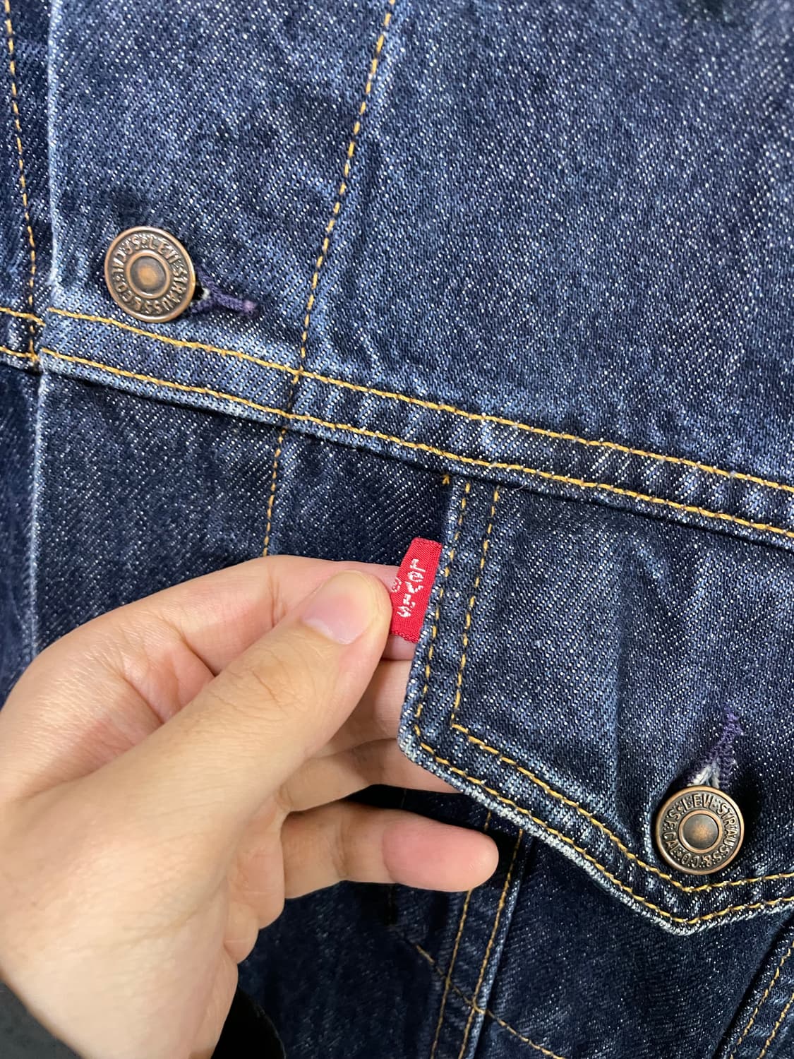 리바이스 빈티지 데님 자켓 타입3 자켓 XL 105 사이즈 상품이미지4