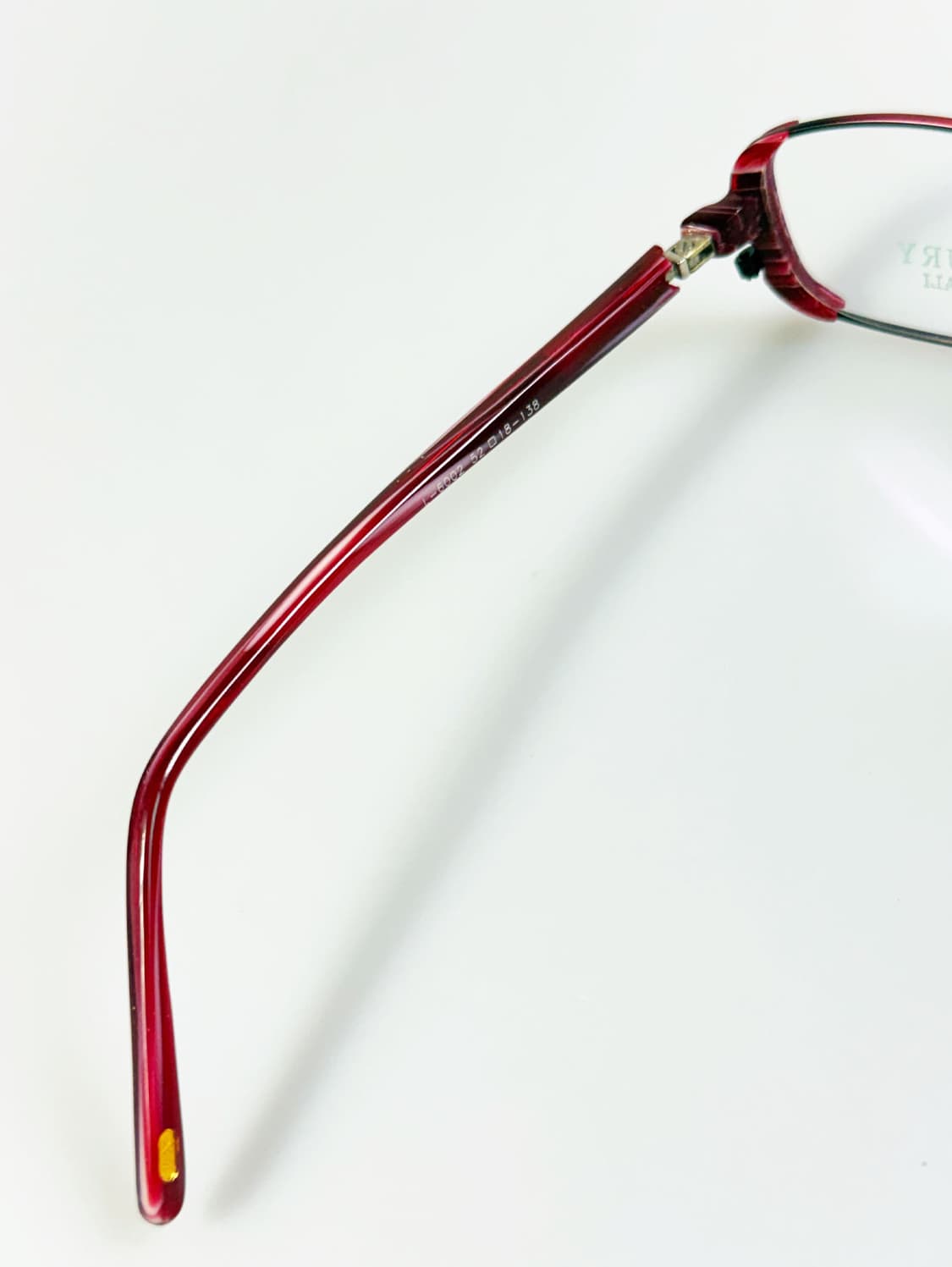 LUXURY OCCHIALI 레드와인 메탈 슬림 스퀘어 빈티지 안경 상품이미지7