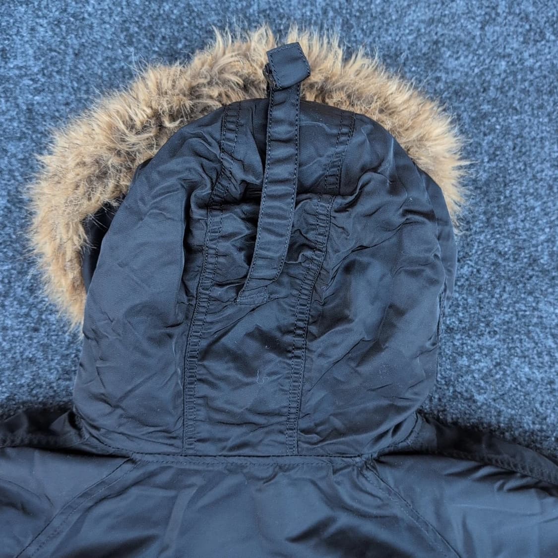 80s~90s 미공군 납품용 알파 인더스트리 N-3B 파카 블랙 상품이미지10