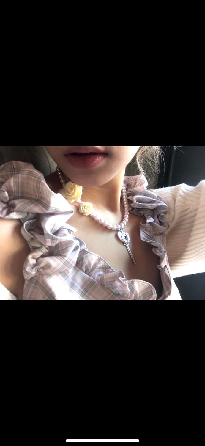 Viburnum shop Nana 진주 플라워 목걸이 상품이미지8