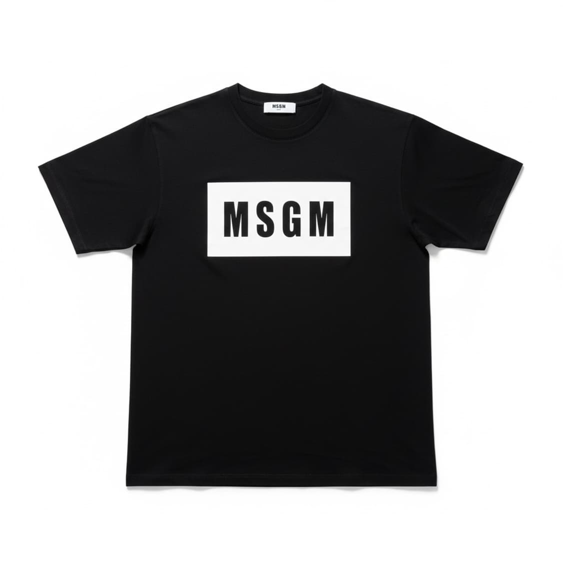 MSGM 블랙 로고 티셔츠 XL 상품이미지1