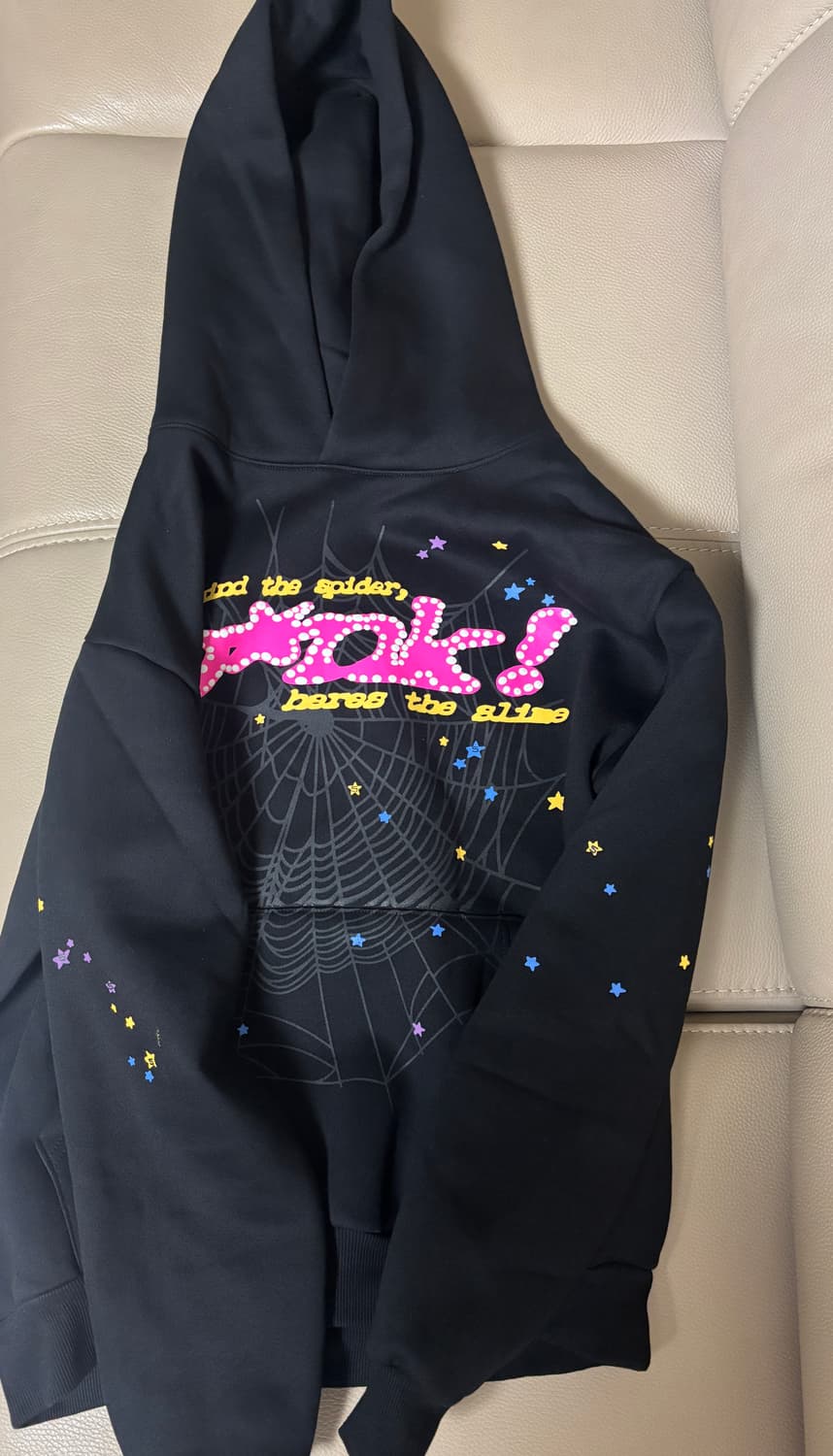 Sp5der 후드 블랙 m 상품이미지1