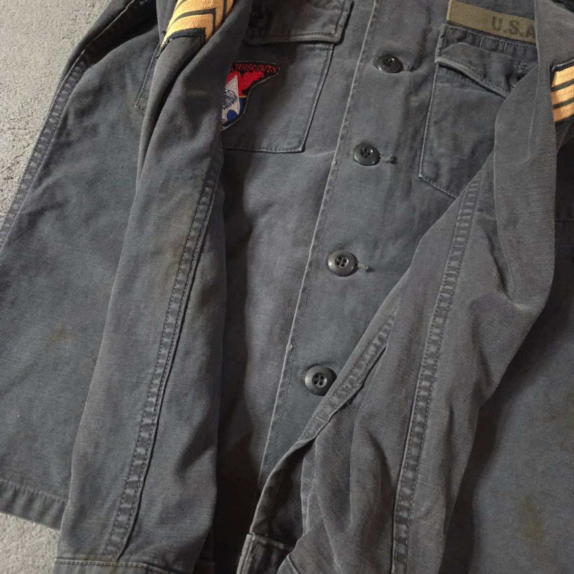 marka 마카 몰스킨 밀리터리 자켓 1 S 상품이미지4