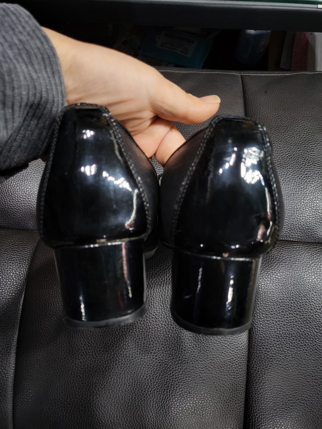 가이거 큐빅 미들굽 로퍼 상품이미지5