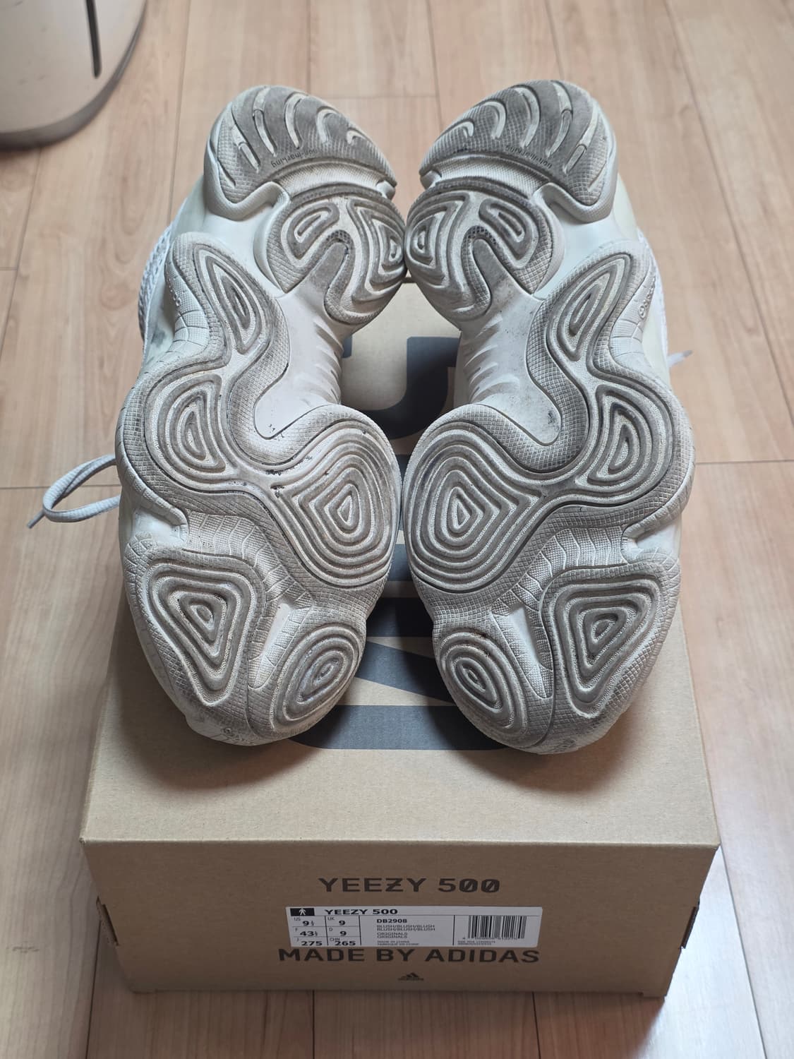 이지 Yeezy 500 블러쉬 Blush 275 2018 OG 상품이미지5