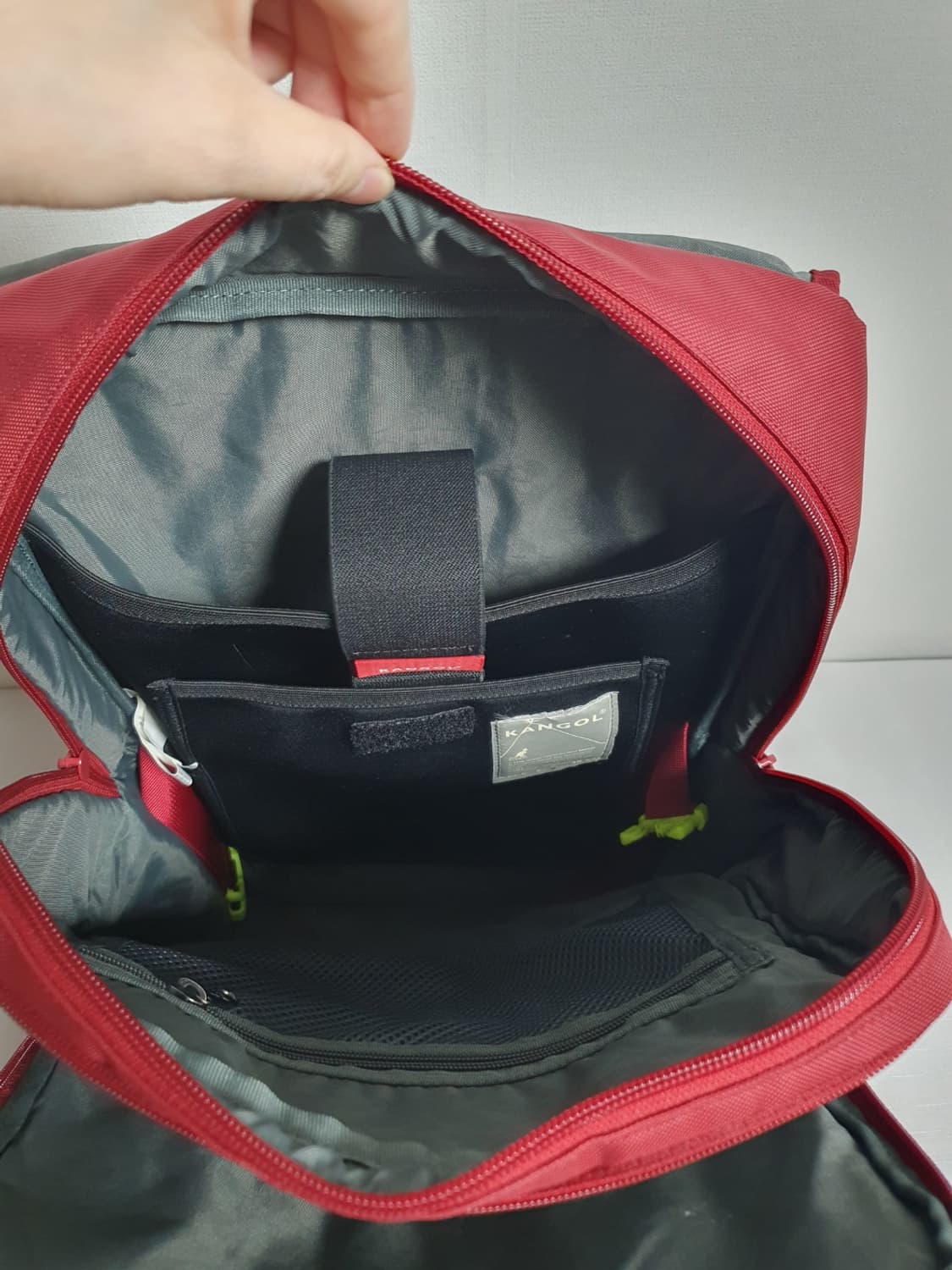 캉골 Beam 레드와인 노트북 백팩 OS 💼🍷 상품이미지7