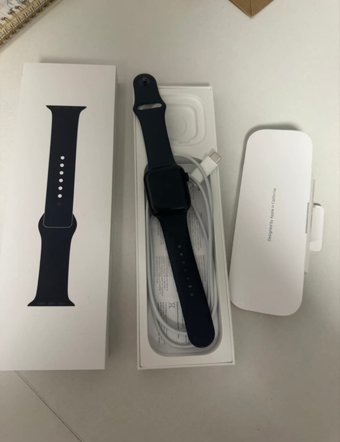 애플워치 se2 40mm 배터리 100% 미드나이트 풀구성 상품이미지1