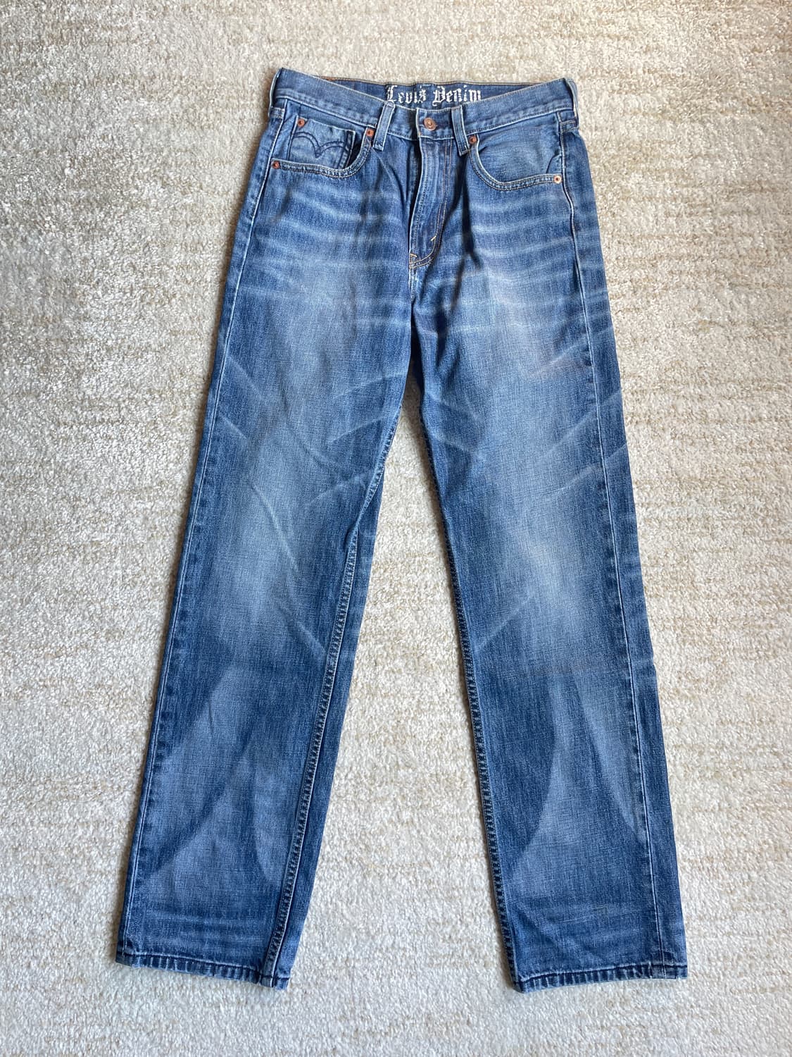 [30] 00s Levis 리바이스 620 빈티지 워싱 데님 진 청바지 상품이미지1
