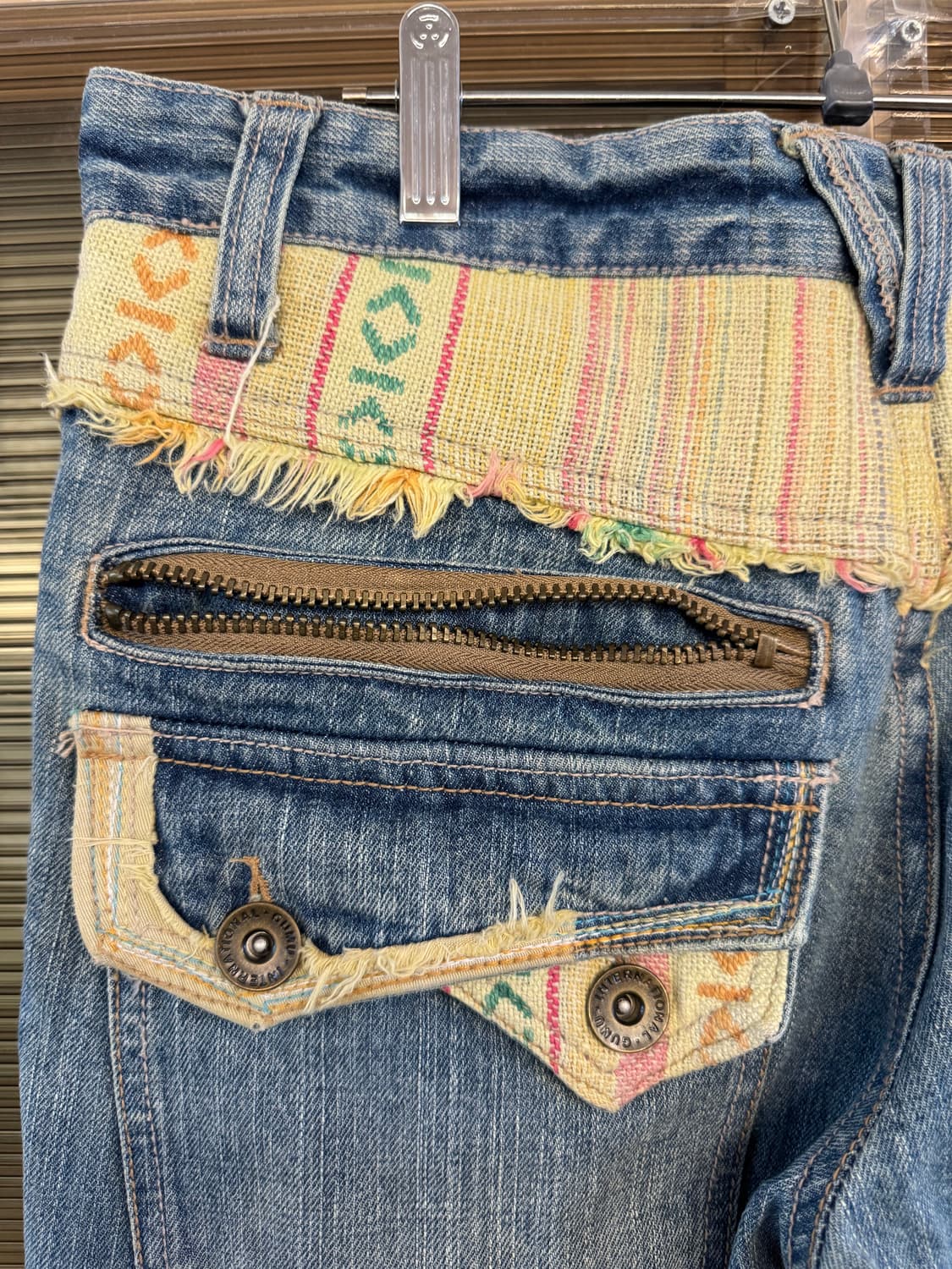 layerd ethnic denim 상품이미지4