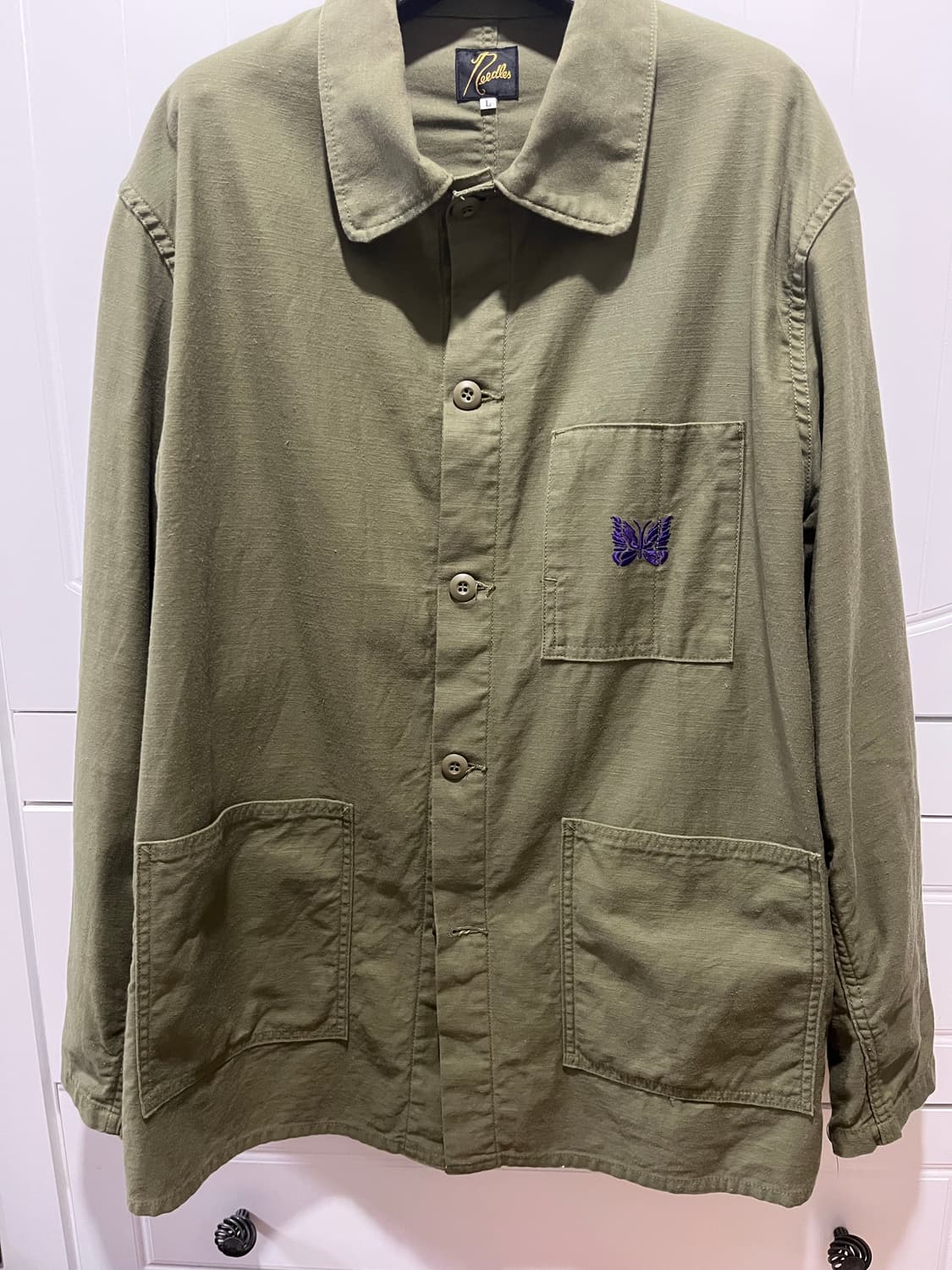 니들스 커버올 자켓 올리브 L 상품이미지1