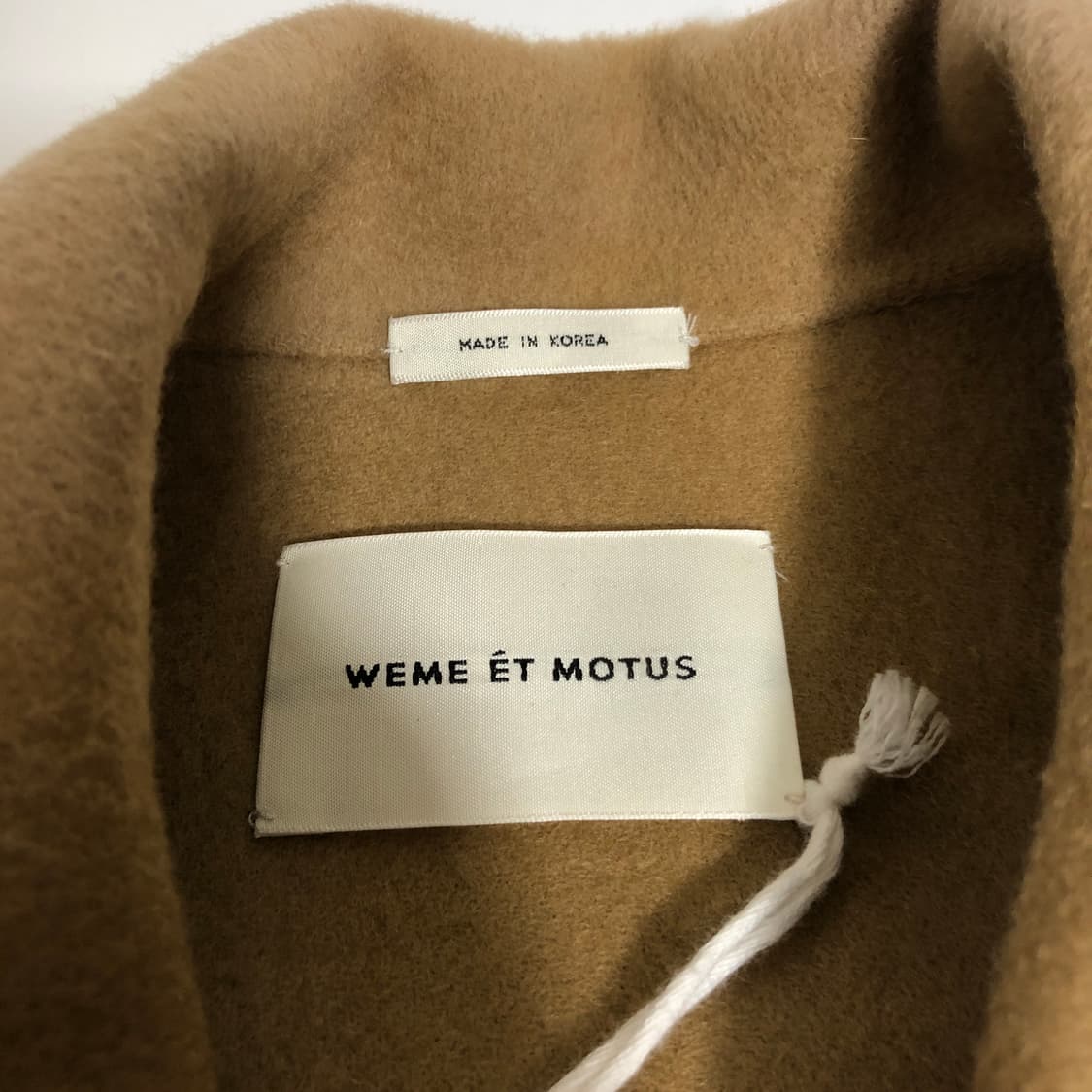 새상품) Weme 위미 핸드메이드 코트  상품이미지2