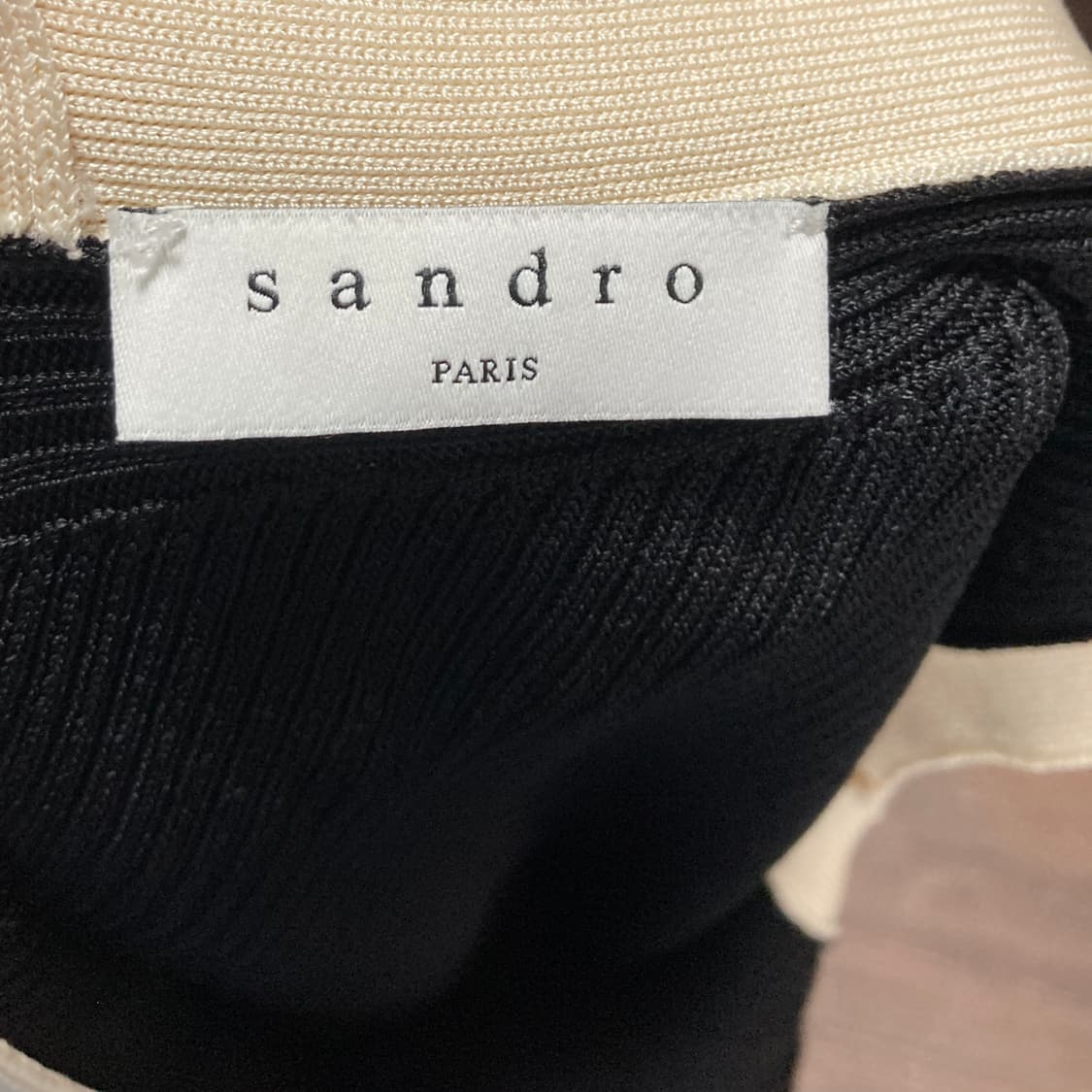 산드로 니트롱원피스 블랙 40  상품이미지4