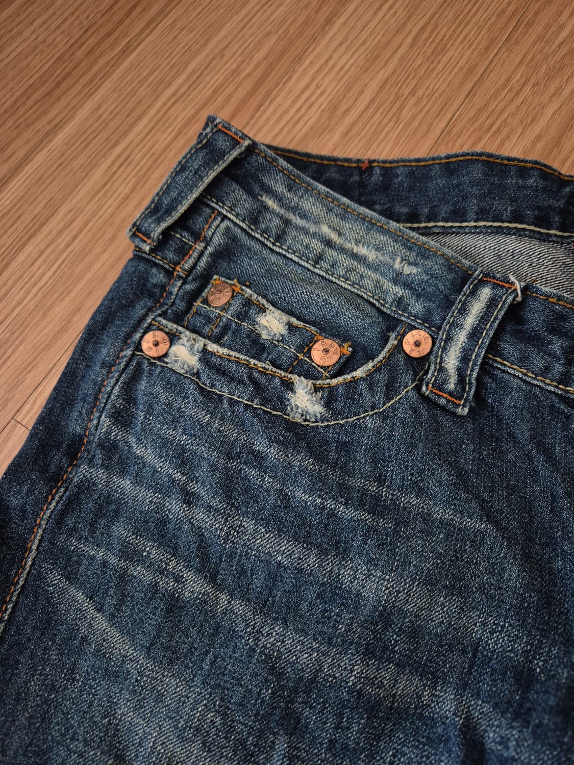 트루릴리젼 부츠컷 데님 진 28 상품이미지5