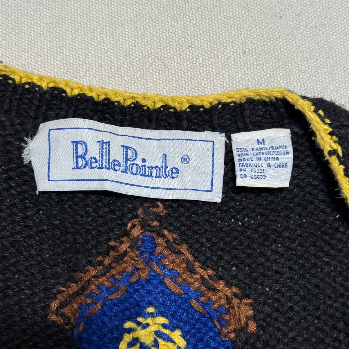 M vtg 크리스마스 니트 베스트 상품이미지5