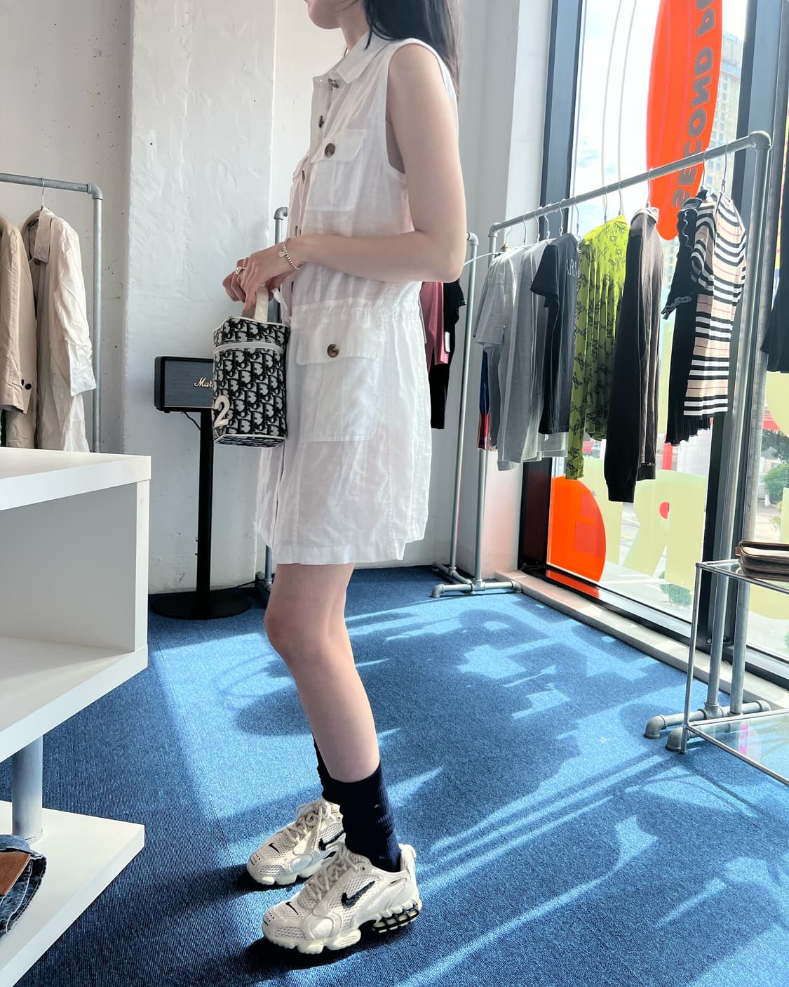 버버리 리넨 원피스 상품이미지4