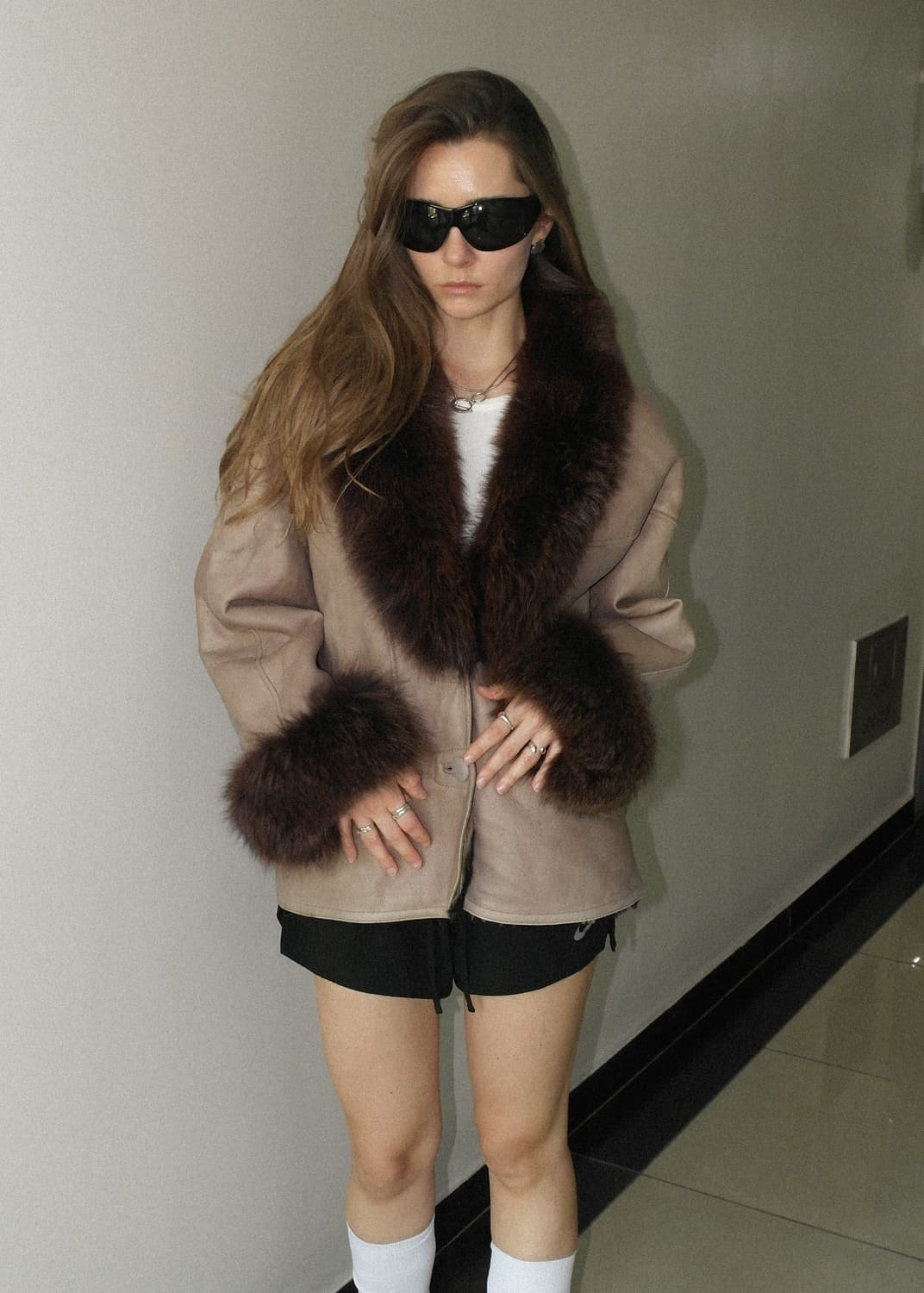 양털 무스탕 자켓 상품이미지2