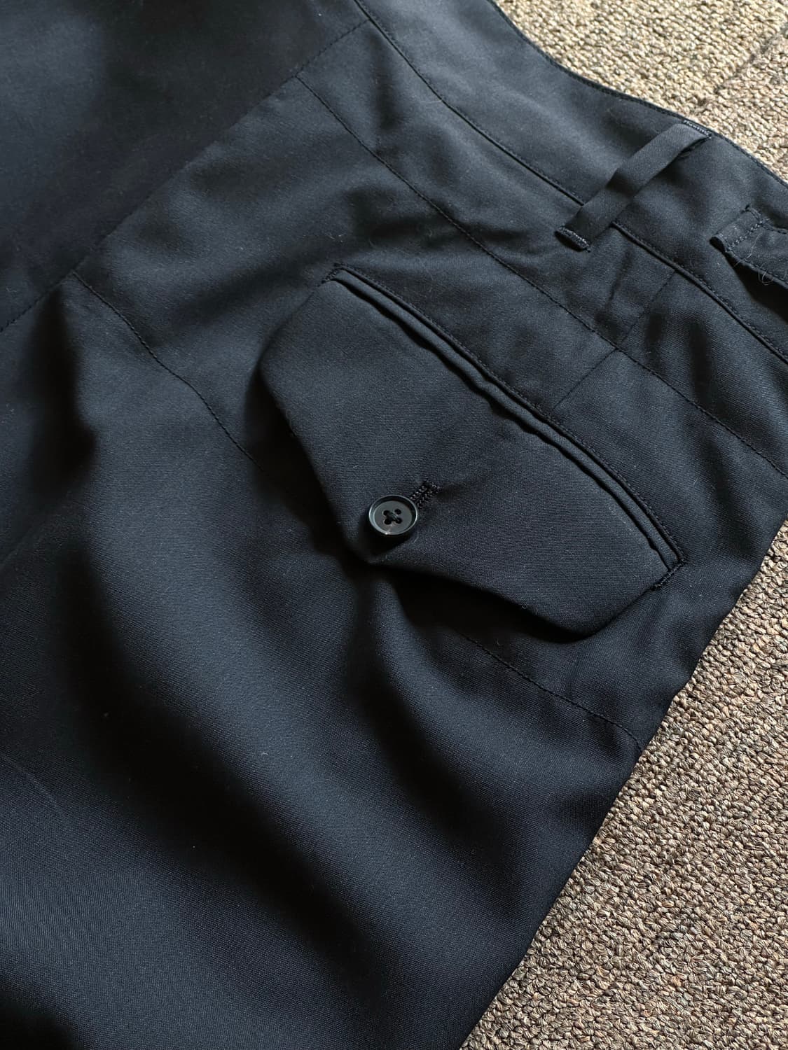 [38,30] 캡틴선샤인 워셔블 트로피컬울 셋업 (탑 네이비) 상품이미지9