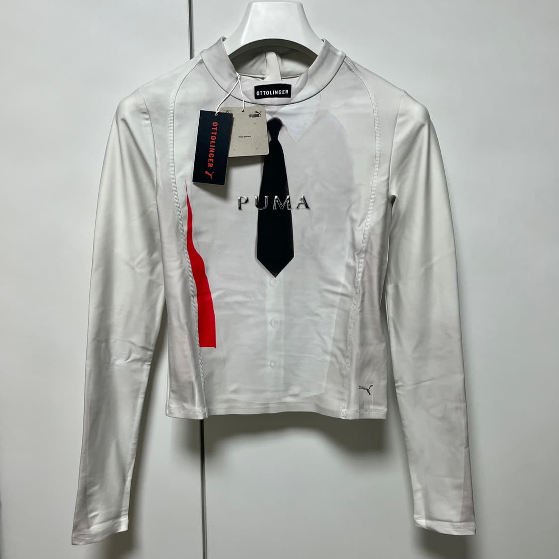 [M]오토링거 x 푸마 Slim Tie 롱 슬리브리스 탑 상품이미지2