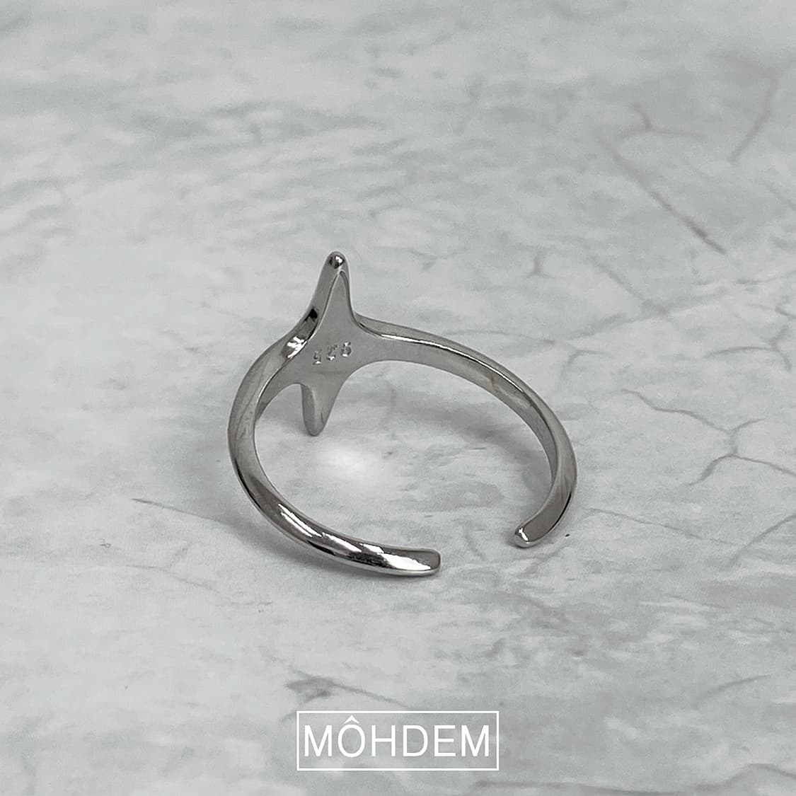 [Unisex] 링 크로스 실버 반지 상품이미지4