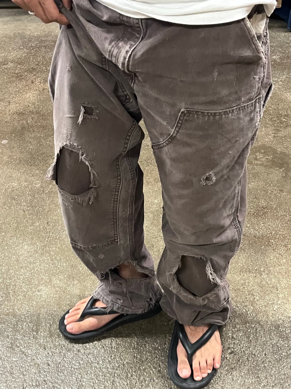 Carhartt 데미지 더블니 워크 팬츠 (33“) 상품이미지8