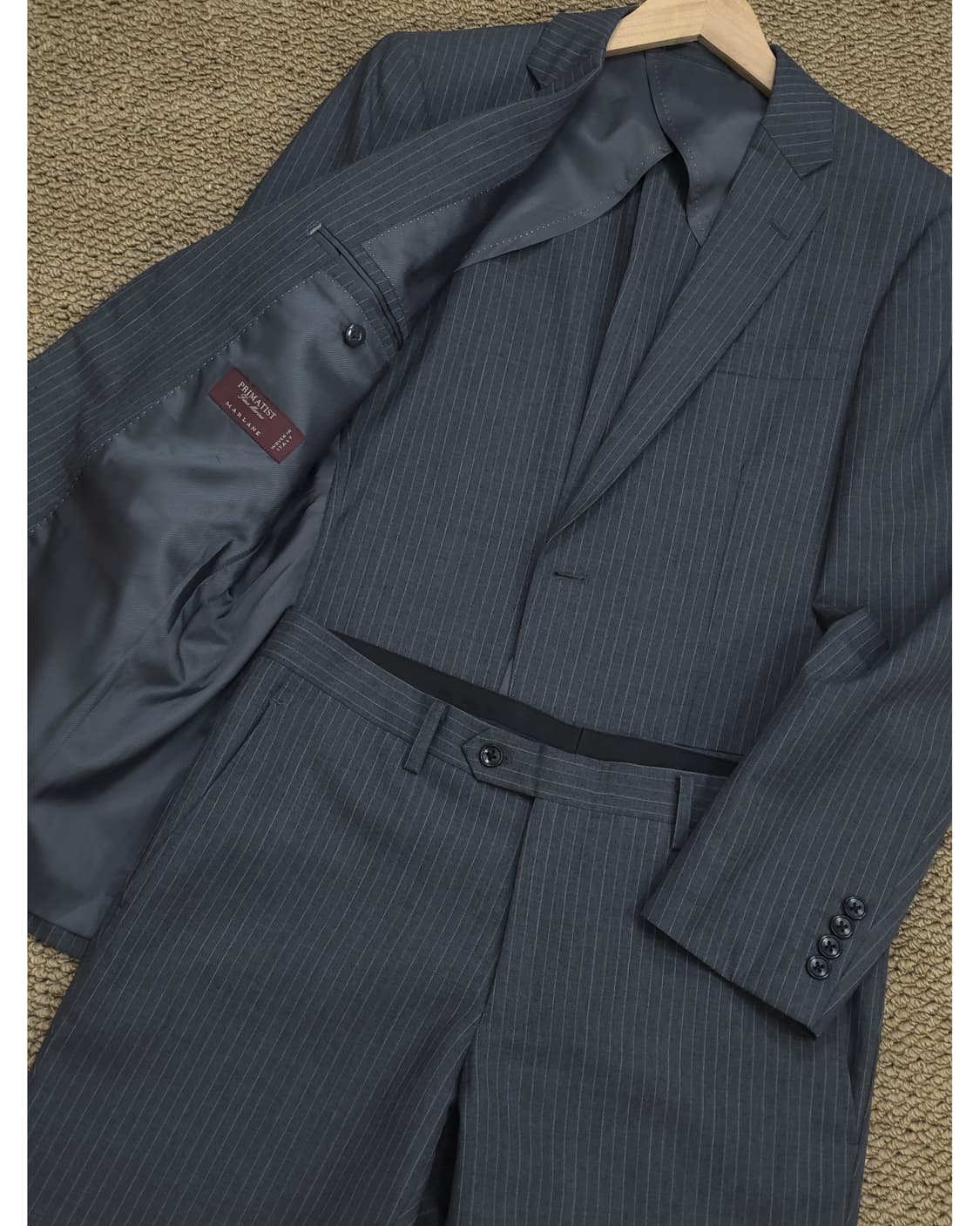 이태리 PRIMATIST사의 파인메리노 썸머 울100% 수트셋업 상품이미지1