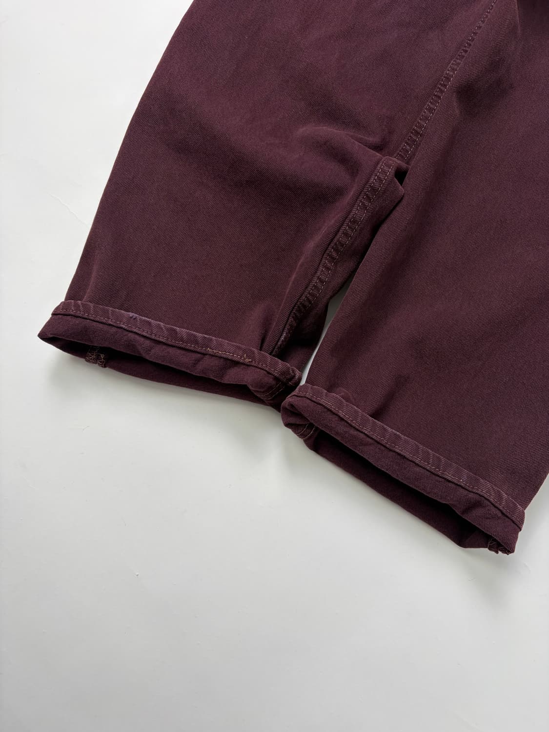 90s Levi's 565 Jeans (burgundy) 상품이미지9