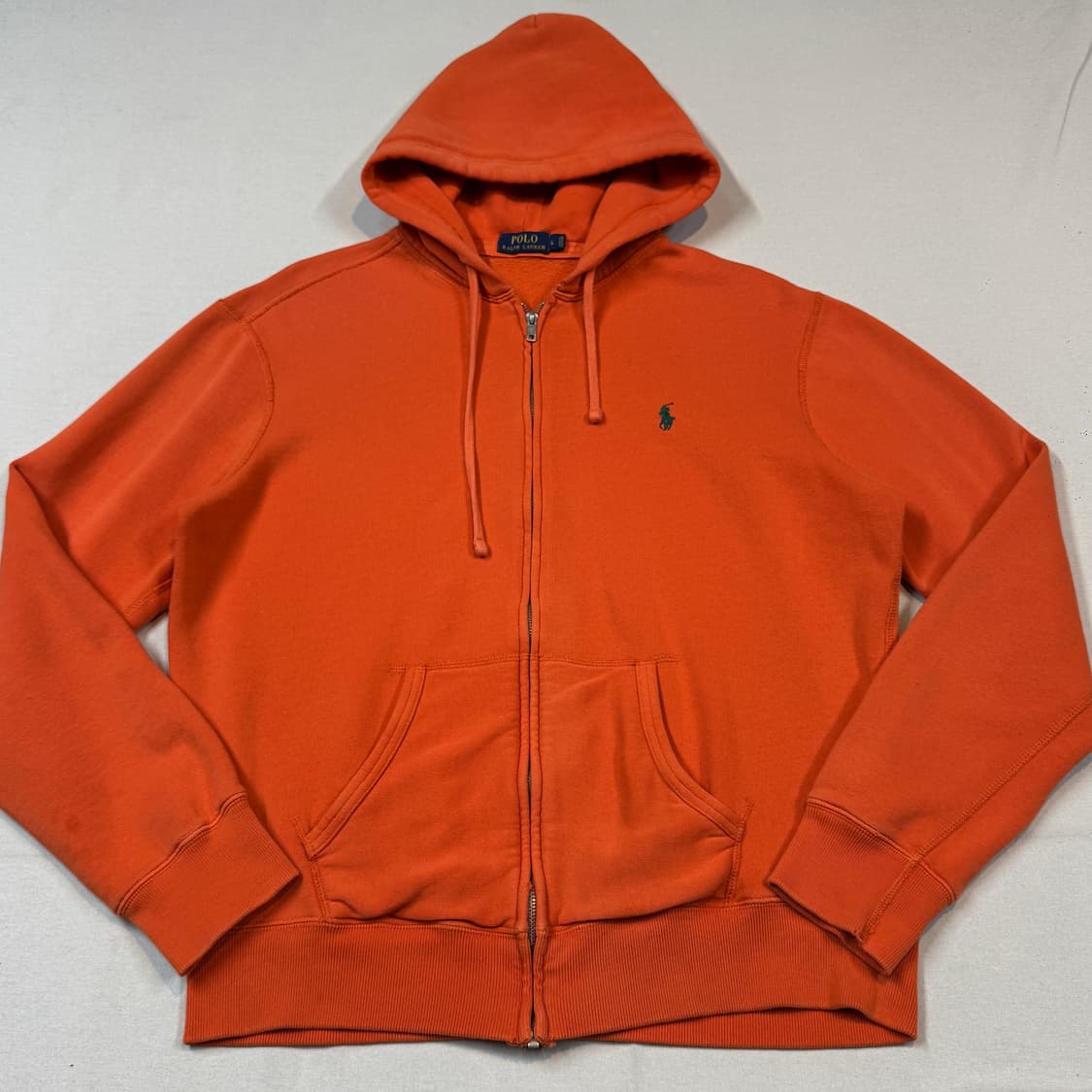 L) 폴로 랄프로렌 주황 오렌지 후드집업 상품이미지2