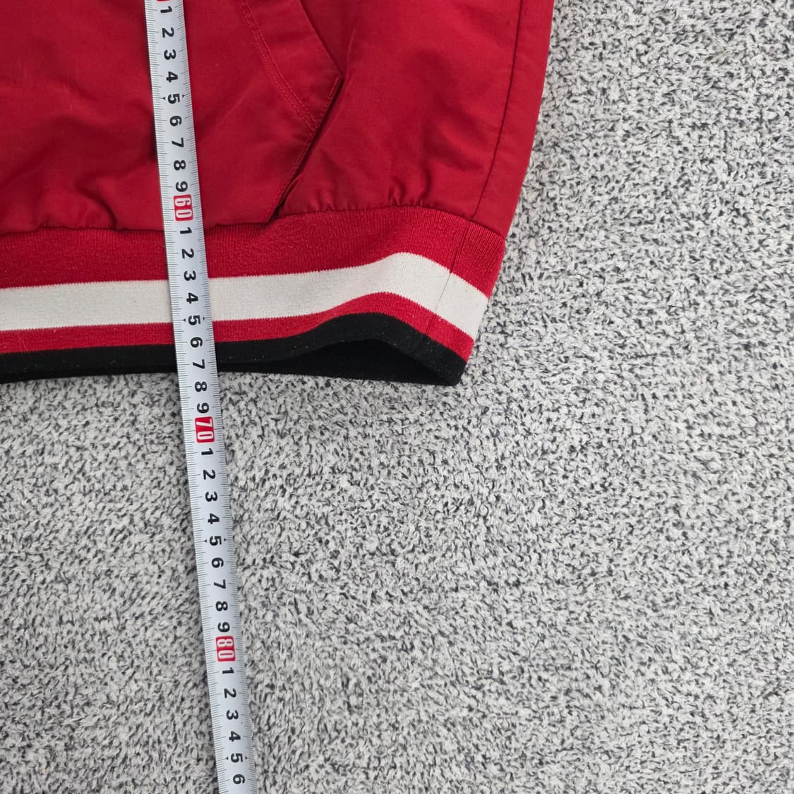 [M] NBA 시카고불스 아노락 반집업 후드 맨투맨 1217J1 상품이미지8