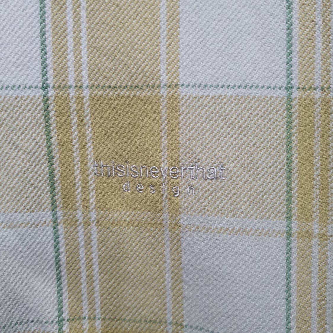 디스이즈네버댓 빅 격자 플란넬 블루종 자켓  상품이미지5