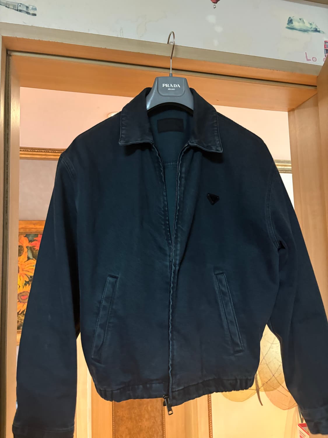 프라다 데님 자켓 옵시디언 L 사이즈 팝니다. 상품이미지2