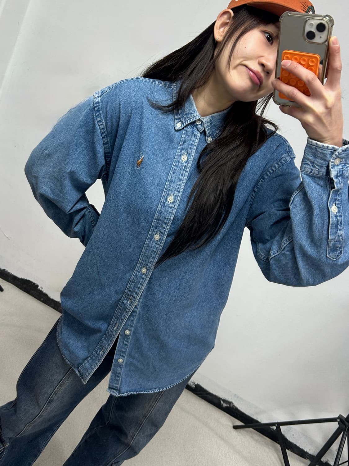 폴로 랄프로렌 멀티포니 데님 셔츠 상품이미지1