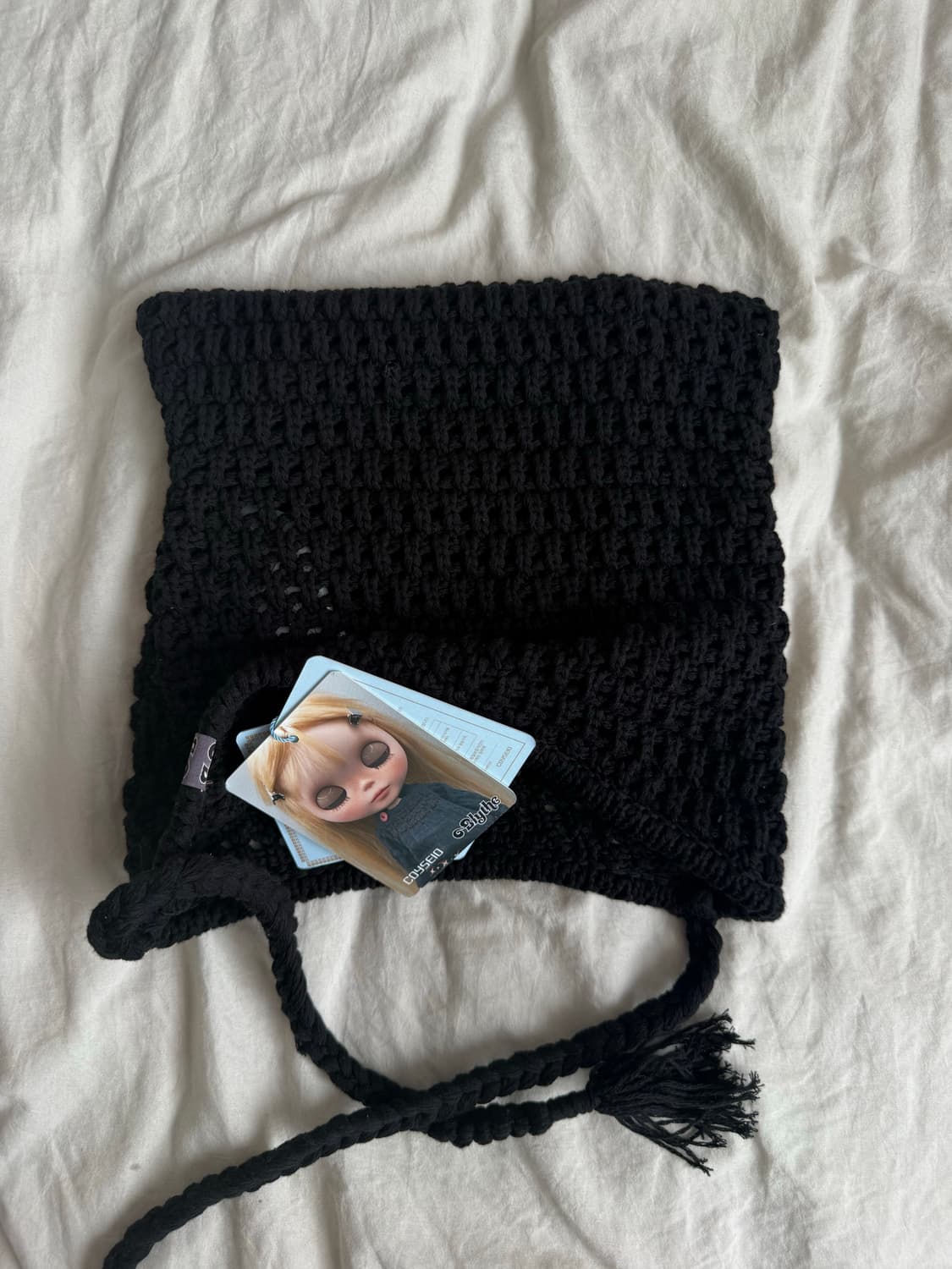 코이세이오 X 브라이스돌 캣 트와인 비니 블랙 상품이미지2