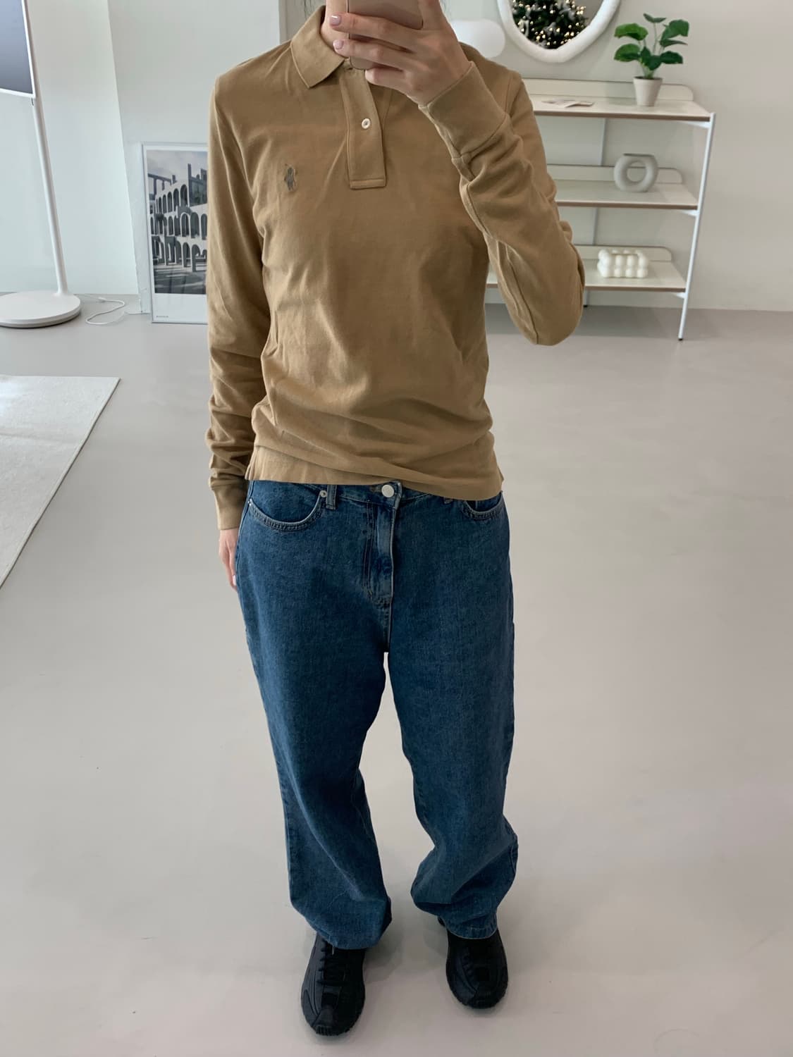 폴로 랄프로렌 여성 긴팔 카라티 M,L 상품이미지6