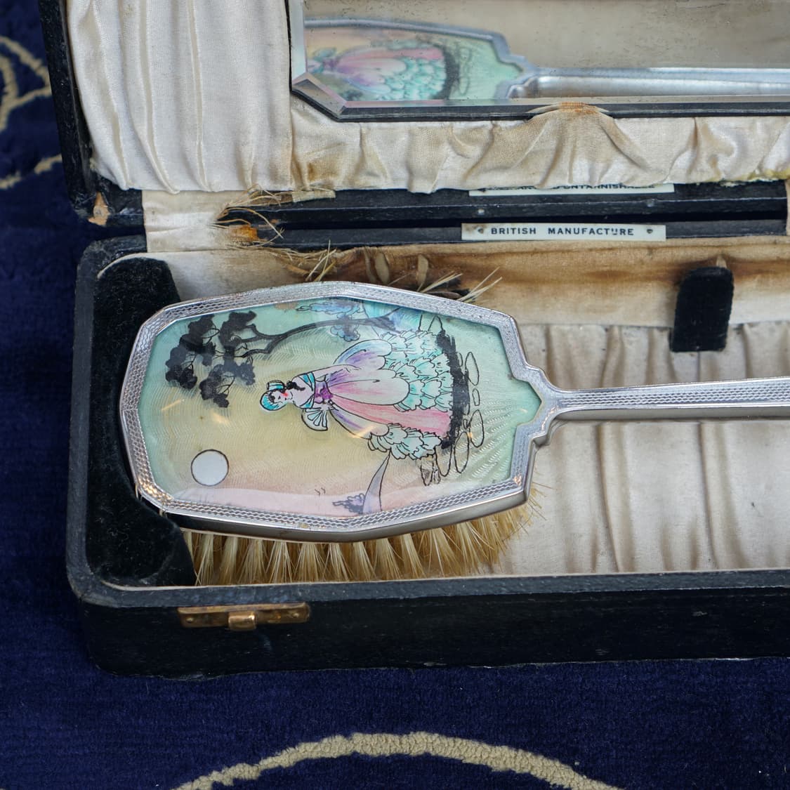 빈티지 소품 19세기 영국 헤어 브러쉬 세트 상품이미지4