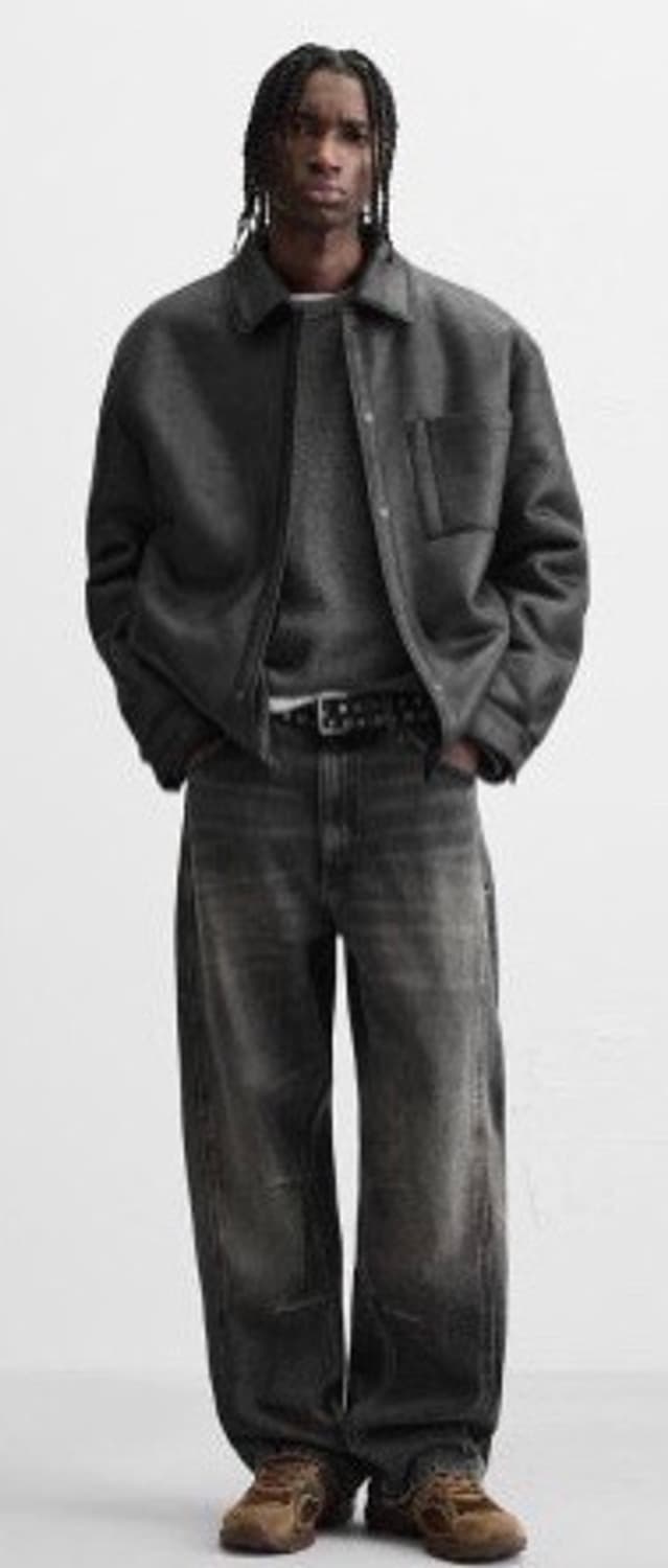 자라 가죽자켓 블랙 판매합니다 상품이미지1