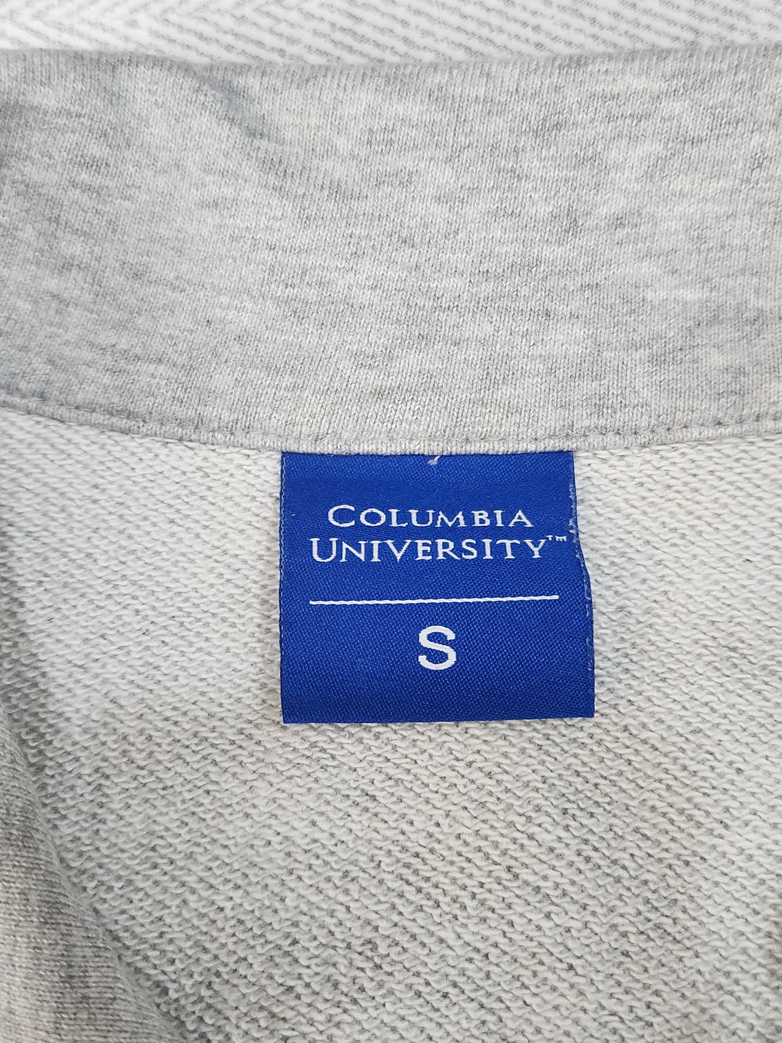 컬러비아유니버시티 카라 하프집업 맨투맨 남성 S 상품이미지3