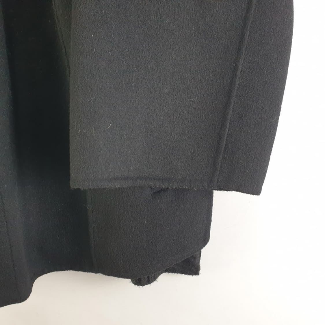 SI 여성85-160 블랙 울혼방 후드 자켓 M5902 상품이미지4