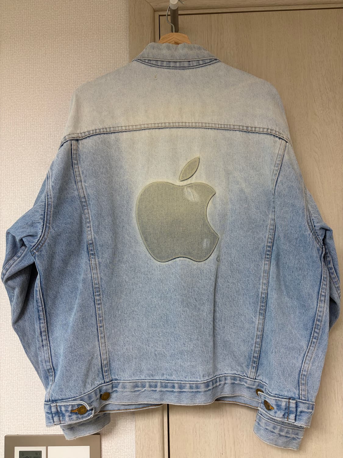 80s apple denim jacket 상품이미지1