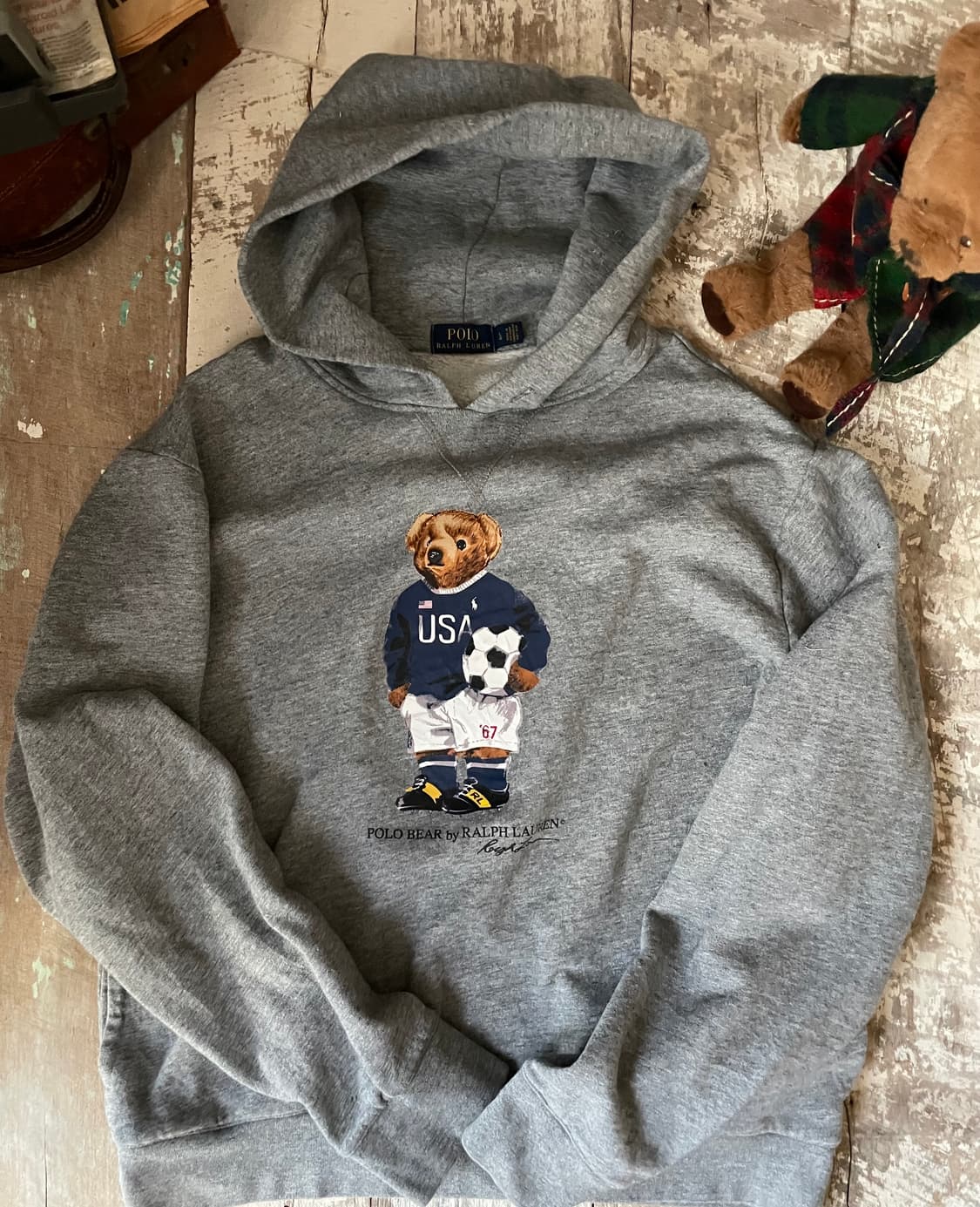 폴로 랄프로렌 베어 후드 상품이미지9